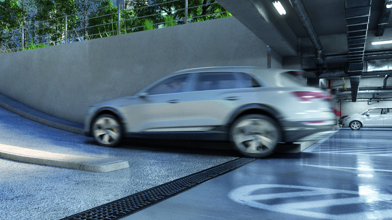 Rendering Rampe Tiefgarage PowerDrain F 900