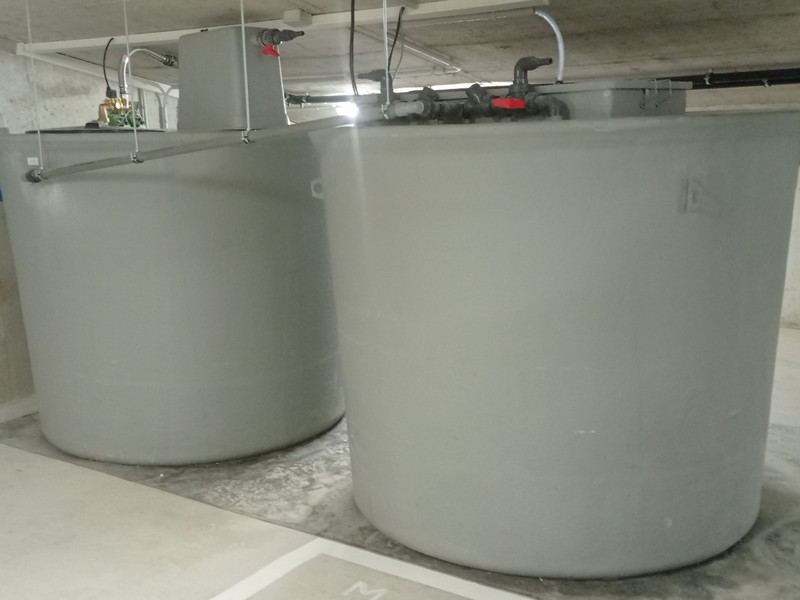 Reciclagem de águas cinzentas num edifício de 25 apartamentos, Vilanova i la Geltrú, Barcelona