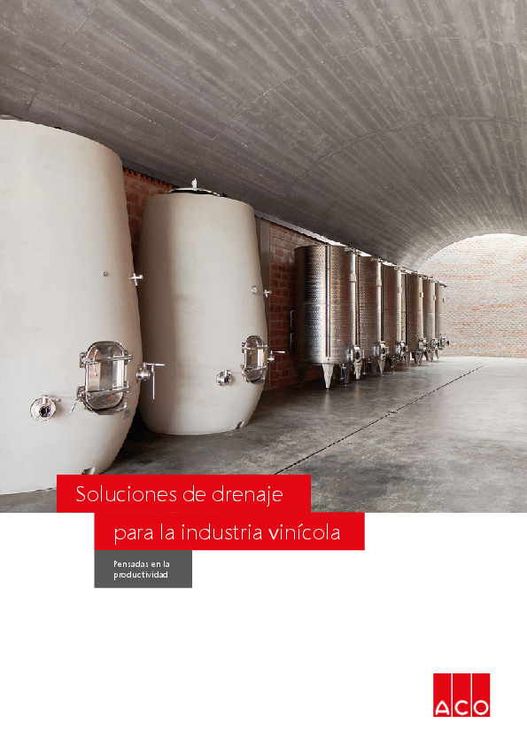 Soluções de drenagem para a indústria vinícola