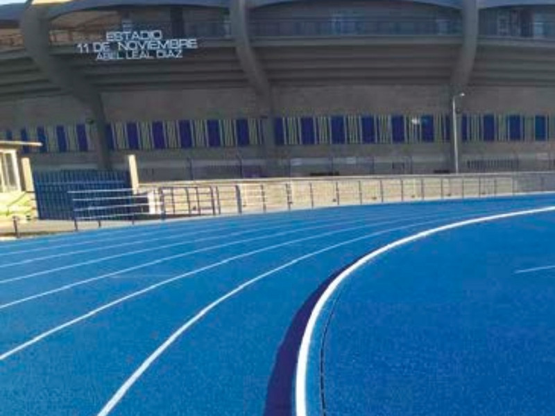 Pista de atletismo Campo Elías Gutiérrez en Cartagena (Colombia)