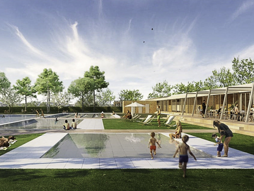 Tratamento de águas cinzentas e recuperação de águas pluviais nas piscinas de Castellar del Vallés (Barcelona, Espanha) 