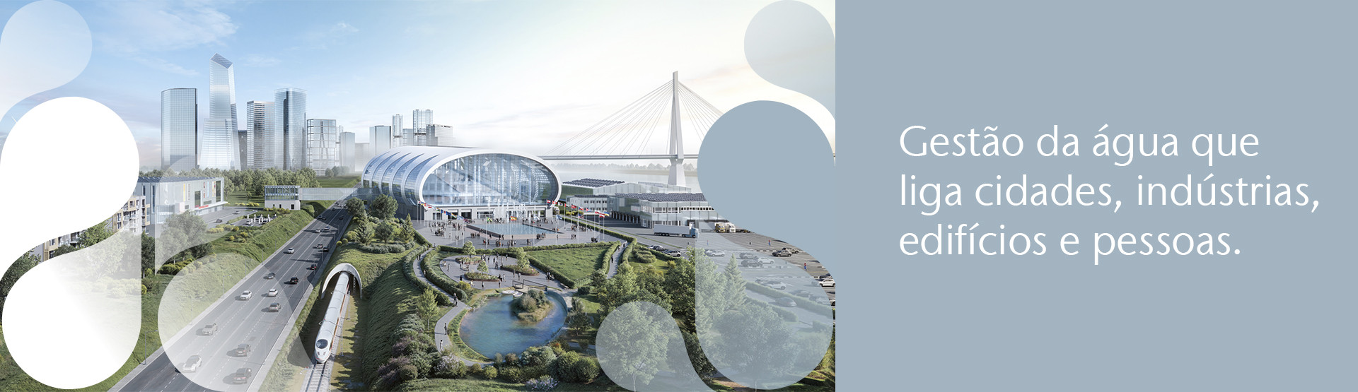 Cuidamos da água 
para cuidar do nosso entorno