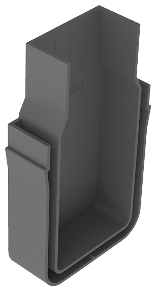 Render Tampa Inicio/Fin ACO Slimline Plastico Cega (Threshold)