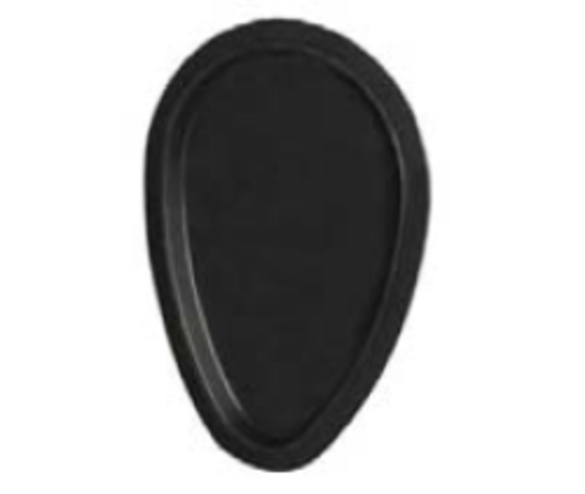 Render da tapa intermedia para el canal QMAX 700 L12 A540 H770 en polietileno negro.