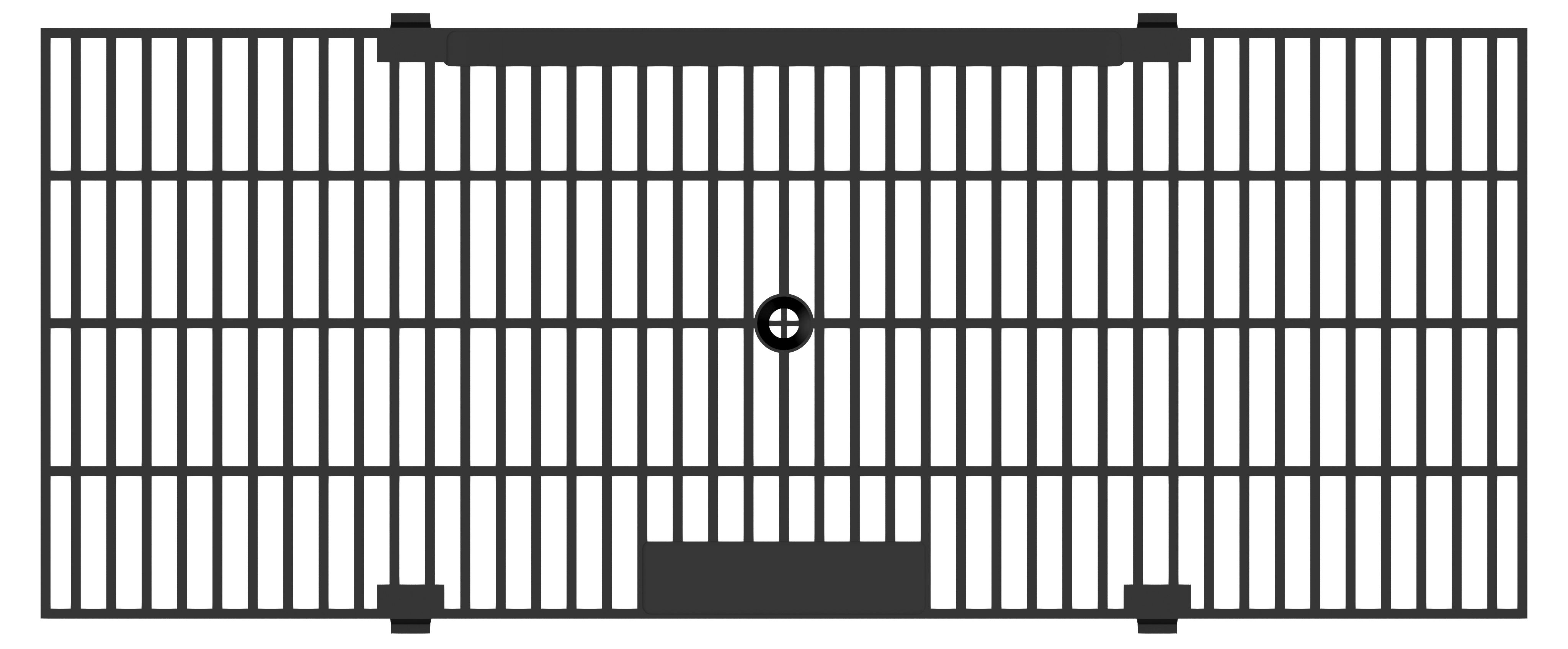 Render Reja Entramada Peatonal PP-PE para Canal Xtraline C 150