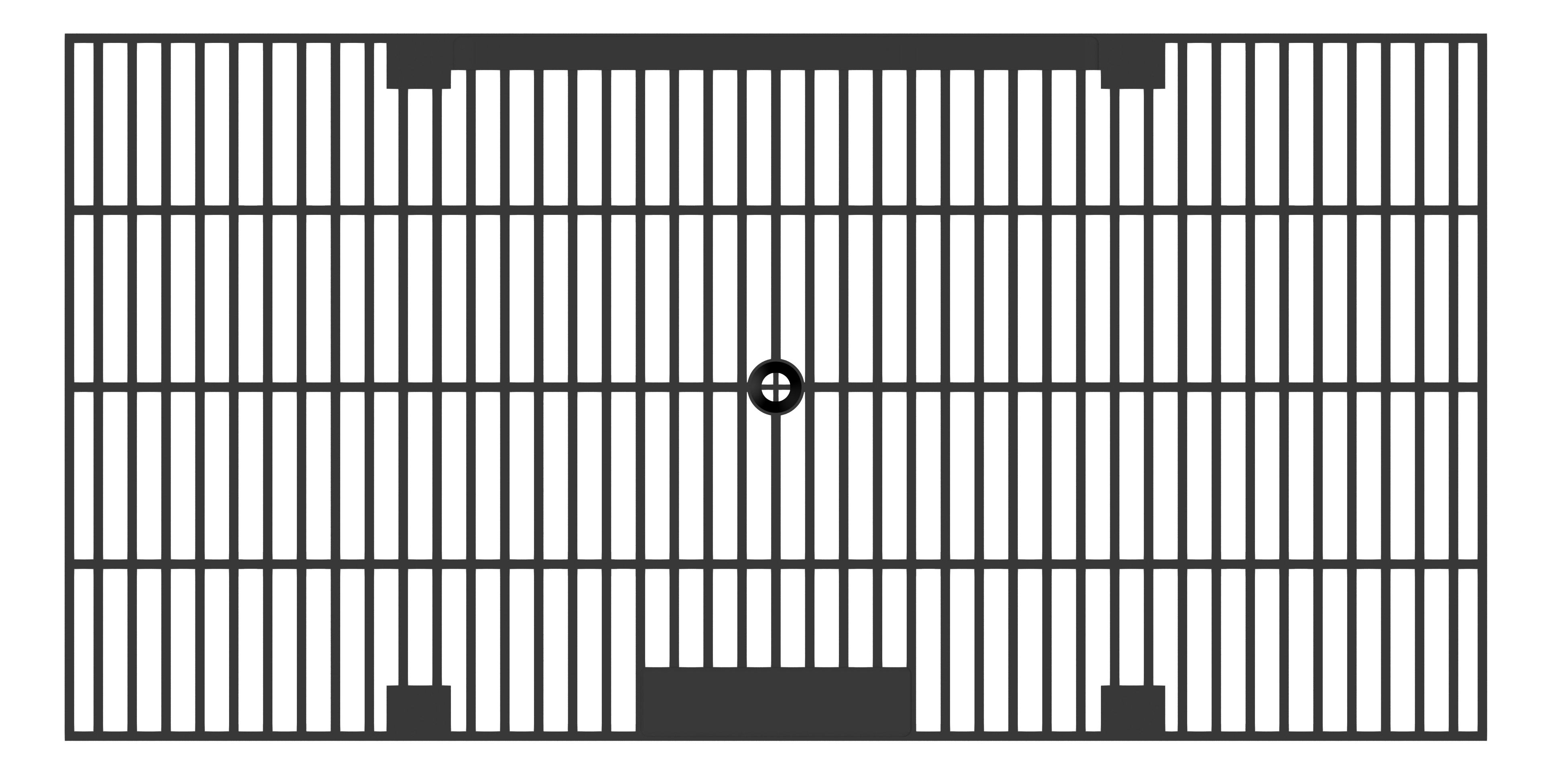 Render Reja Entramada Peatonal PP-PE para Canal Xtraline C 200