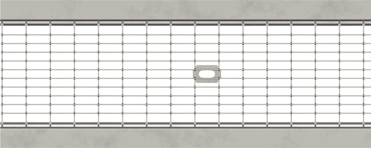 Render Reja Entramada 33x15 B125 para Canal Xtraline 150