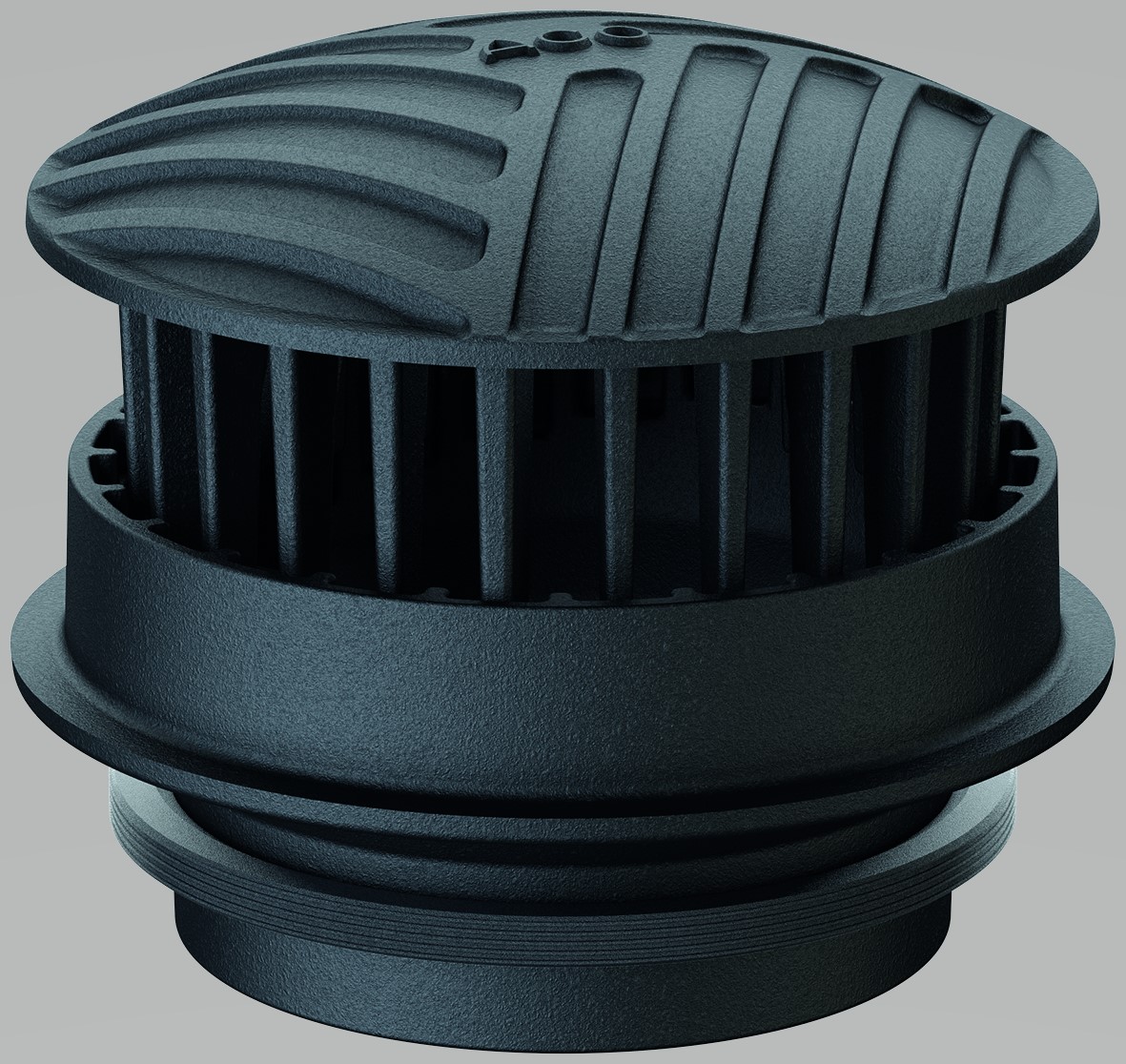 Render da secção superior para sumidouros de emergência tipo ACO GRAVITY DN125-150 ref.70401102