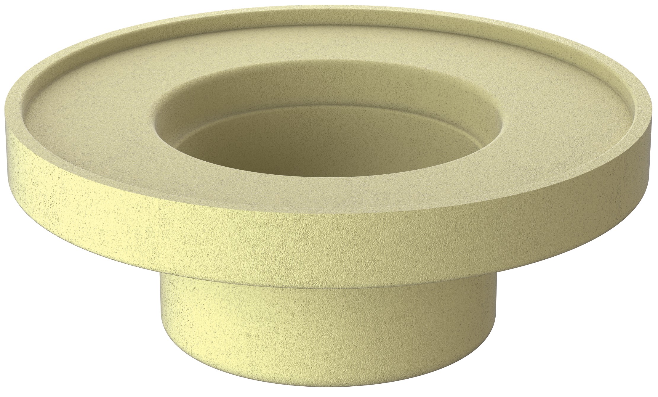 Render do isolamento de poliuretano para fundo sumidouro de coberturas ACO GRAVITY com saída vertical DN125 ref.70403502