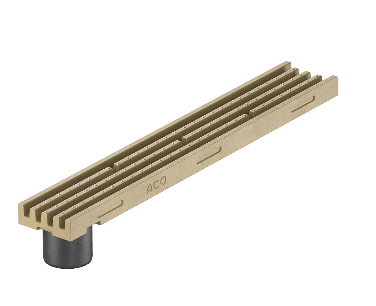 Render Canal Multislot 150 c/ Saida DN110 Cor Natural