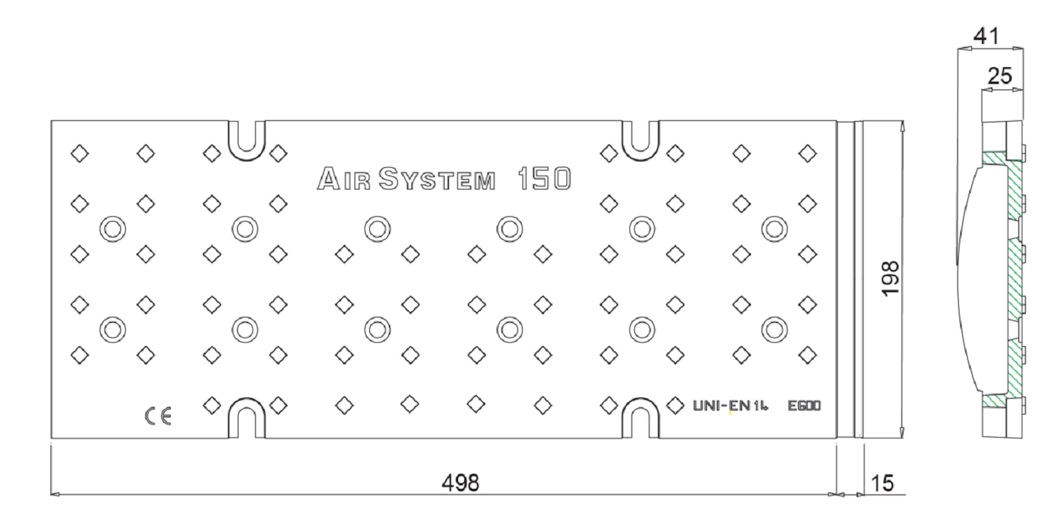 00840408_E Esquema Grelha Xtraline G/B 150 AirSystem E600