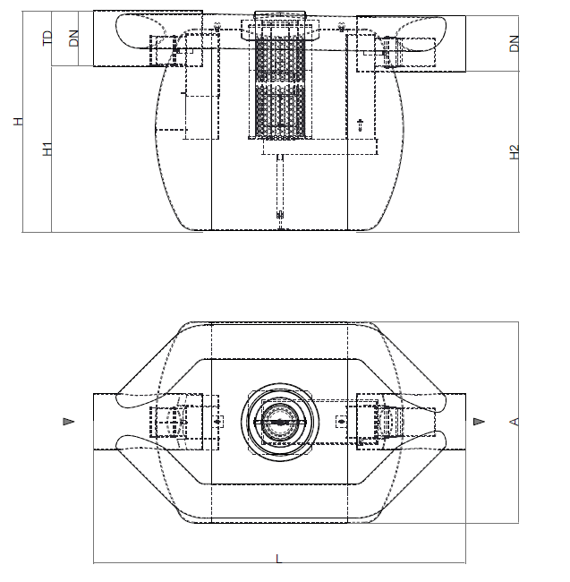 ESQUEMA TECNIGO GENERICO OLEOPASS G H 40 CONTAINER Esquema técnico generico para Oleopass G-H NS40 para un tratamiento del 10% container