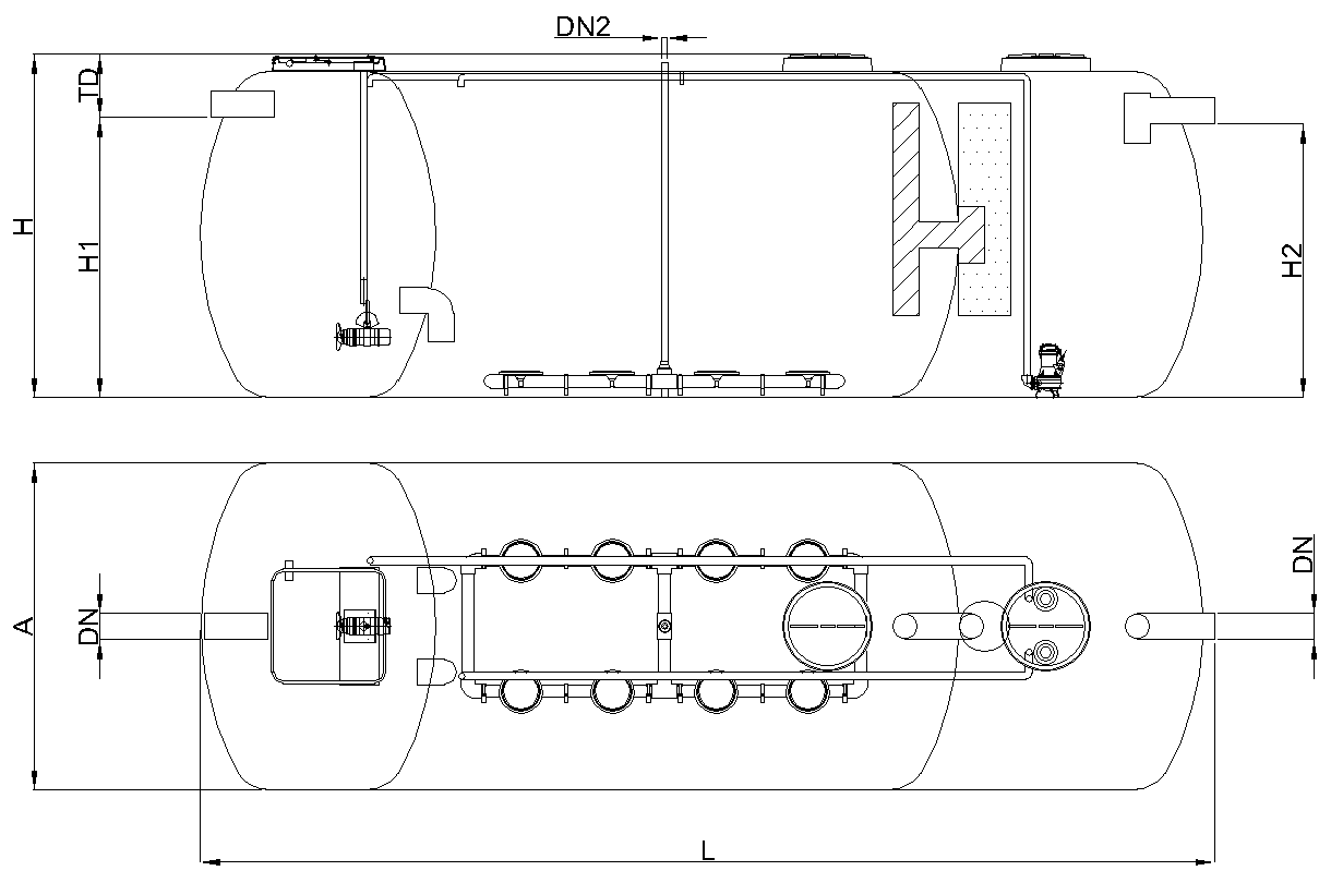 Esquema técnico ROXNITRO Desenho técnico ROXNITRO