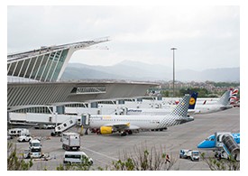 Canales de drenaje ACO en el Aeropuerto de Bilbao