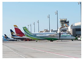 Canales de drenaje ACO en el Aeropuerto de Gran Canaria