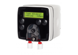 Render del dosificador de enzimas DWB, de dimensions L100 A105 H105.