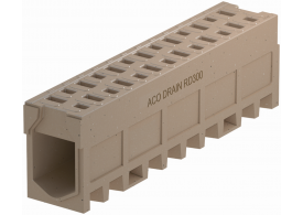 Render del canal MONOBLOCK RD300V 0.0 de hormigón polímero con reja integrada F900