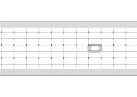 Render Reja Entramada B125/C250 para Canal Xtraline C 100