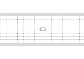 Render Reja Entramada 33x15 B125 para Canal Xtraline C 150