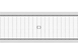 Render Reja Entramada 33x15 B125 para Canal Xtraline 200