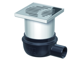 Render do conjunto ACO Easyflow CG000003 que consiste no corpo com grelha 27007711 e fundo 25050500.