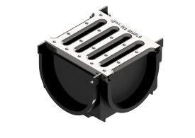 Render do Kit 4ALL Conexión 4 lados negro c/ Reja Galva A15