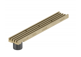 Render Canal Multislot 150 c/ Saida DN110 Cor Natural