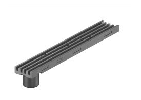 Render Canal Multislot 150 c/ Salida DN110 Color Negro