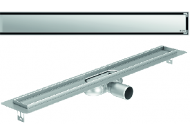 Render 3D canal Showerdrain -C 2.0 con alas S/H DN50 H:92-140mm con sifon de 50mm y reja MASSIVE sin tela CD000449 // CD000450 // CD000451 // CD000452 // CD000453 // CD000454 // CD000455