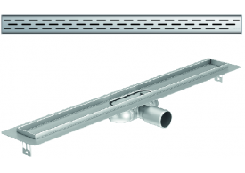 Render canal Showerdrain -C 2.0 con alas S/H DN50 H:69-140mm con reja slot sin tela CD000239 // CD000240 // CD000241 // CD000242 // CD000243 // CD000244 // CD000245