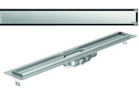Render 3D canal Showerdrain -C 2.0 con alas S/H lateral DN50 H:69-140mm con sifon de 25mm y reja MASSIVE sin tela CD000470 // CD000471 // CD000472 // CD000473 // CD000474 // CD000475 // CD000476