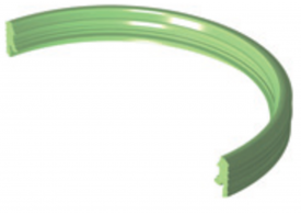 Render general de la junta de la tubería PIPE, fabricada en Vitón.