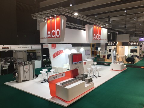 ACO - Stand en FoodTech 2018 - Hygiene First