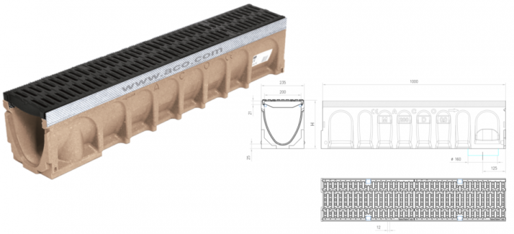 Canal MULTIDRAIN 200