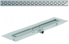 Render 3D canal Showerdrain -C 2.0 con alas S/H DN50 H:69-140mm con sifon de 25mm y reja SLOT con tela CD000783 // CD000784 // CD000785 // CD000786 // CD000787 // CD000788 // CD000789
